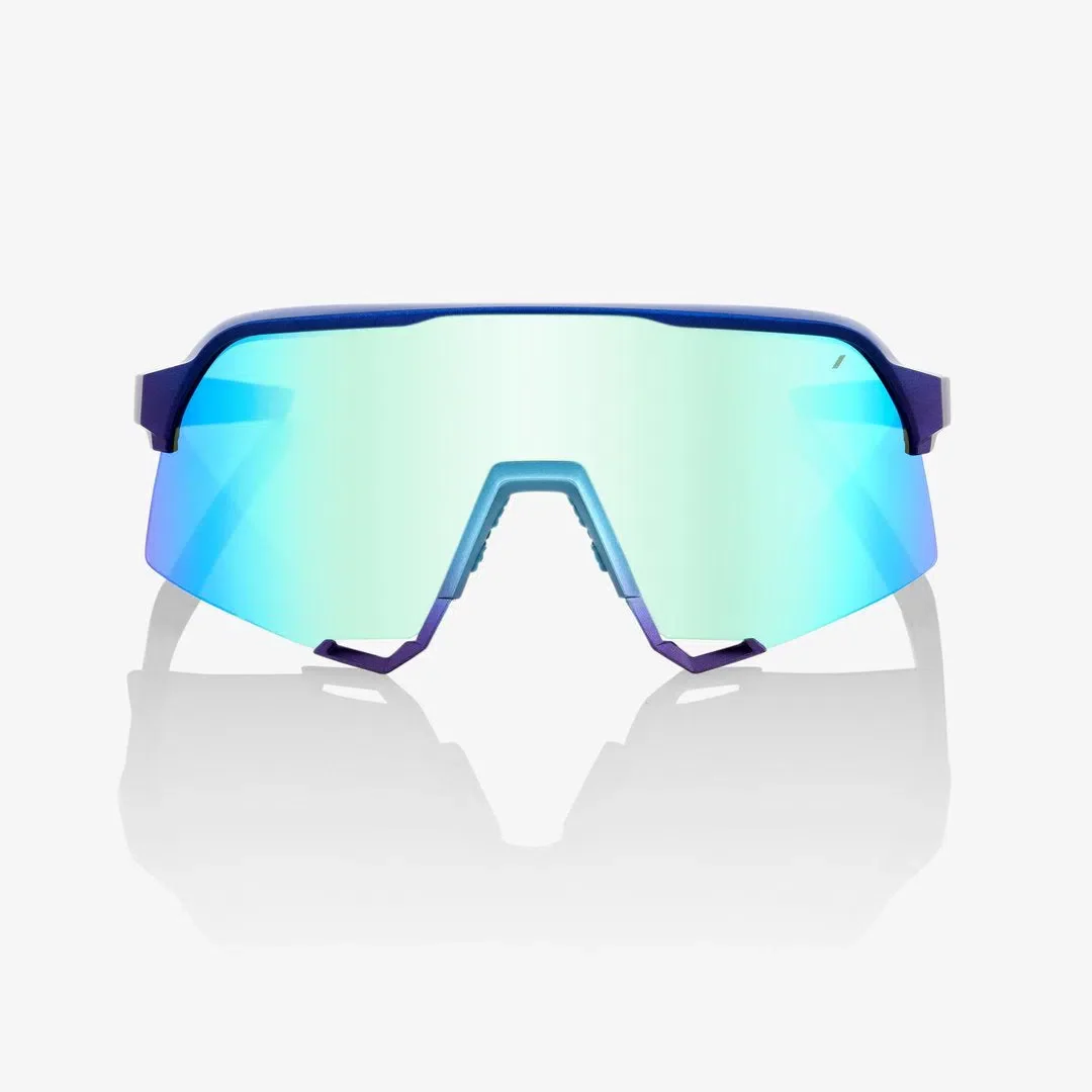 RIDE 100% Eyewear S3 - Matte Metallic Into the Fade Blue Topaz Multilayer Mirror Lens - Image 4