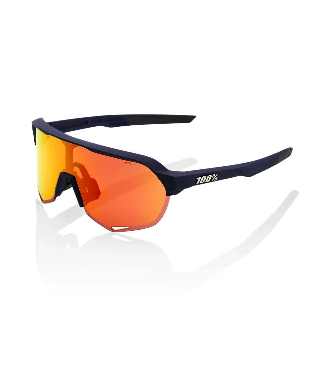 RIDE 100% Eyewear S2  Soft Tact Flume - Hiper Red Multilayer Mirror  Lens - Image 3