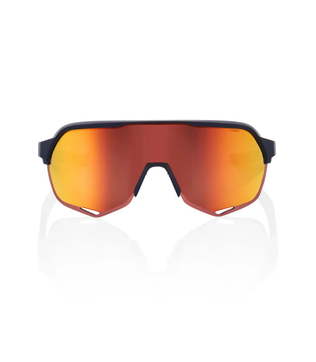 RIDE 100% Eyewear S2  Soft Tact Flume - Hiper Red Multilayer Mirror  Lens - Image 4