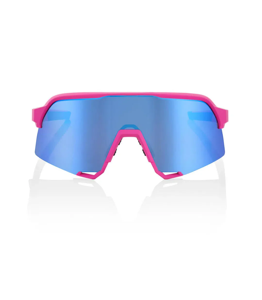 RIDE 100% Eyewear S3 - Pink Hiper Blue Multilayer Mirror Lens - Image 4