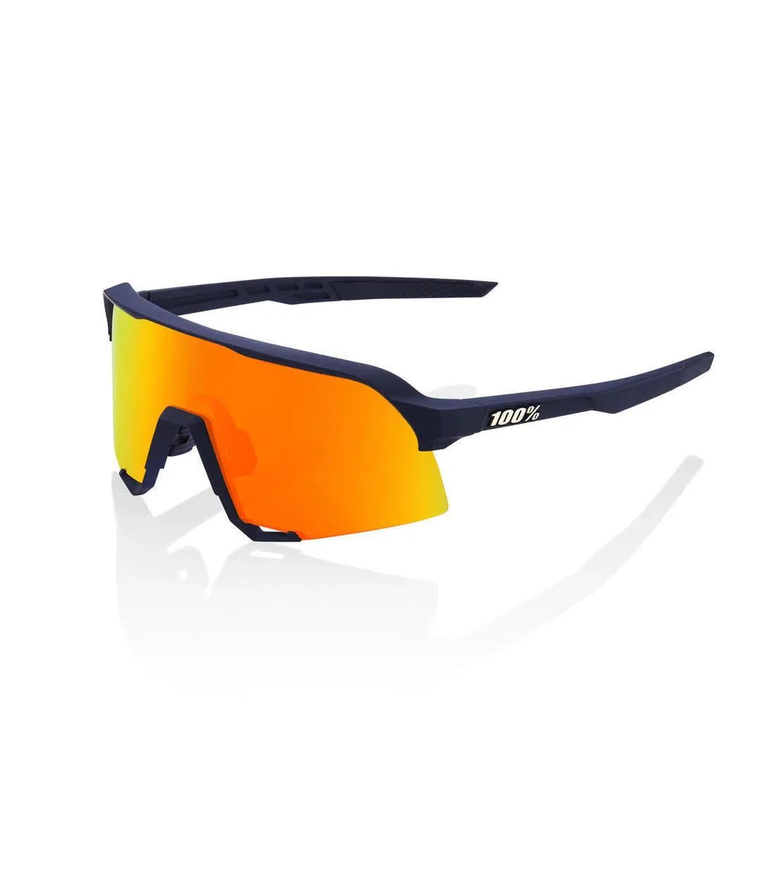 RIDE 100% Eyewear S3 - Soft Tact Flume Hiper Red Multilayer Mirror Lens - Image 3