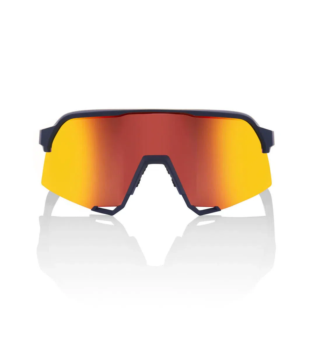 RIDE 100% Eyewear S3 - Soft Tact Flume Hiper Red Multilayer Mirror Lens - Image 4