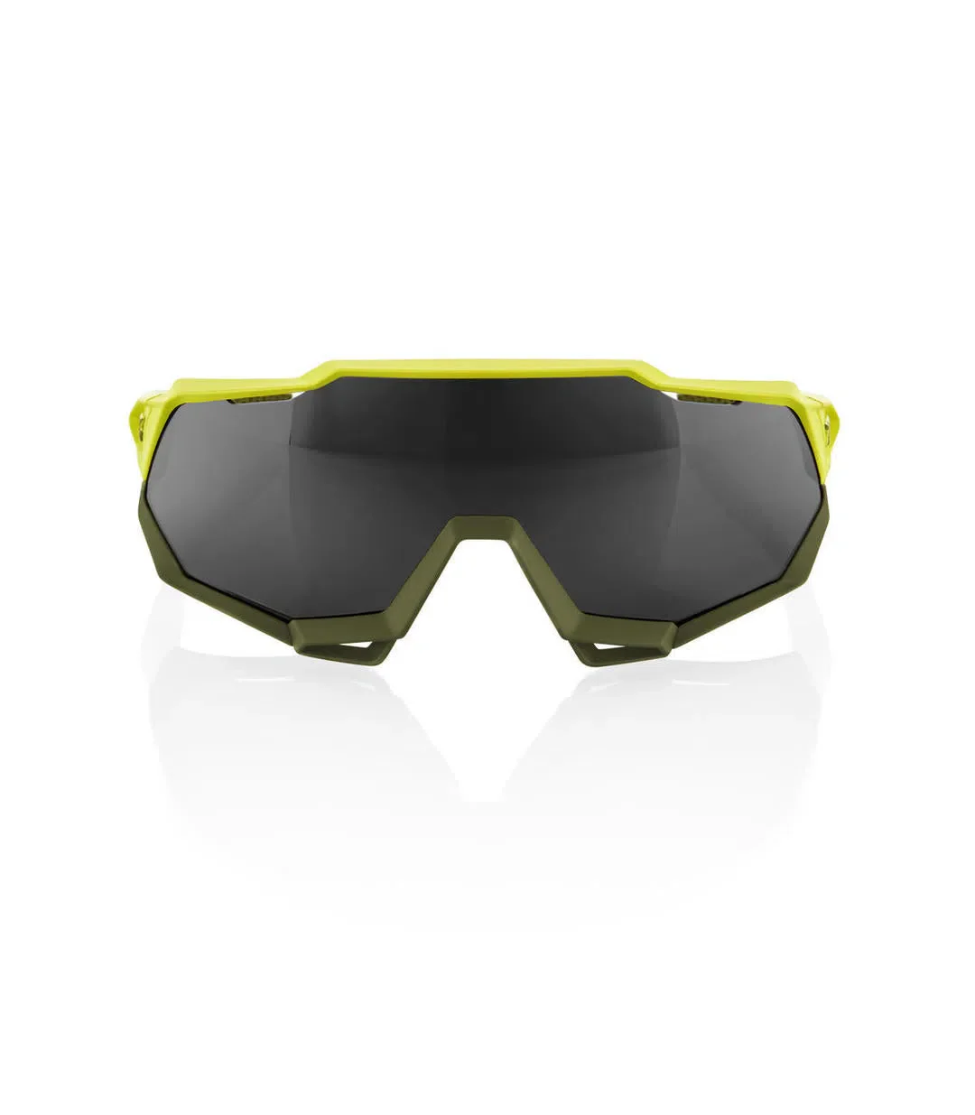 RIDE 100% Eyewear Speedtrap Soft Tact - Banana Black Mirror Lens - Image 4