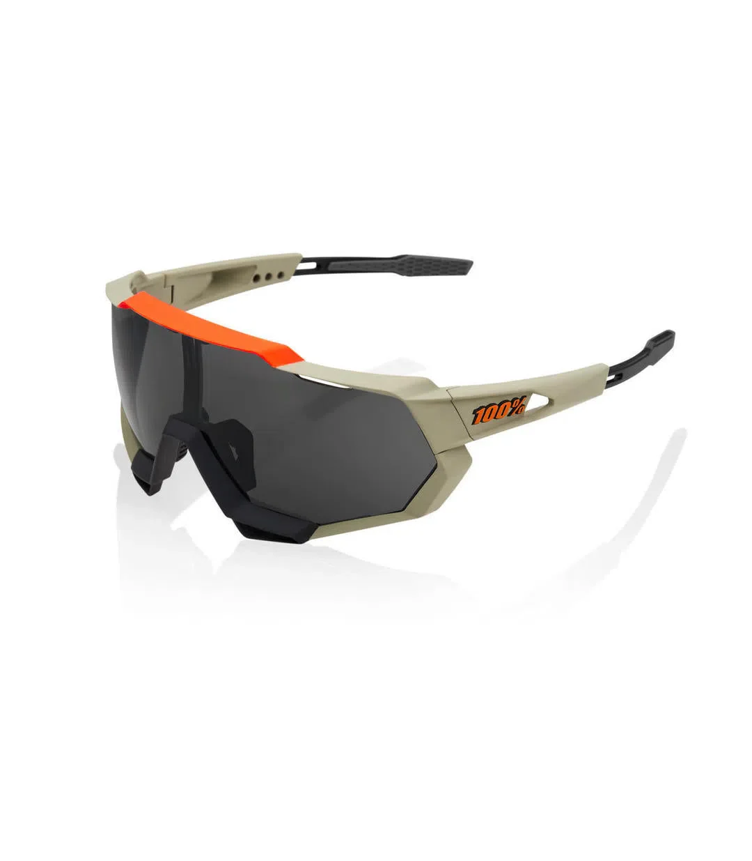 RIDE 100% Eyewear Speedtrap Soft Tact Quicksand - Smoke Lens - Image 3