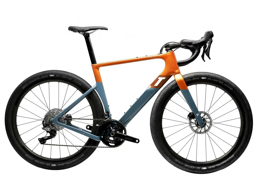 3T Exploro Race Max Complete Bike Gravel Shimano GRX 2X - Orange Blue - Image 4