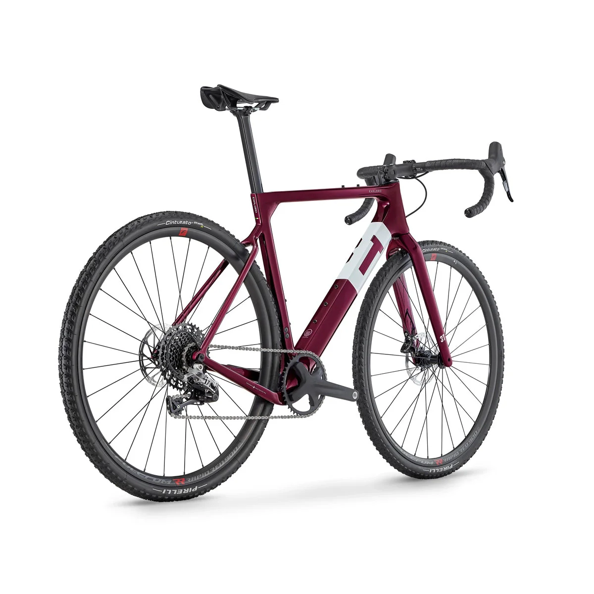 3T Exploro Primo Rival 1x11 Complete Bike Gravel Sram Rival - Cherry - Image 3