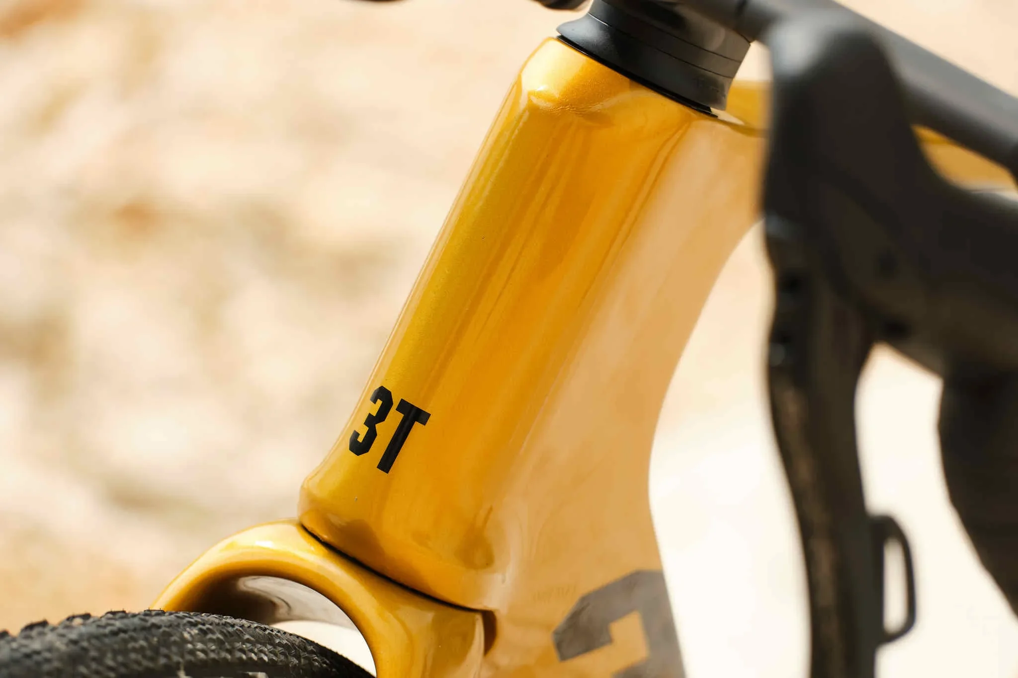 3T Racemax 2 Italia Gravel Frameset (includes seatpost + cockpit) - Ambra - Image 6
