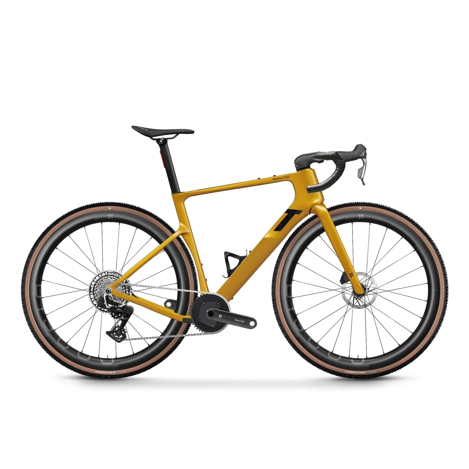 3T Racemax 2 Italia Sram Force 3T Discus 45|40 LTD  Gravel Bike - Ambra - Image 2