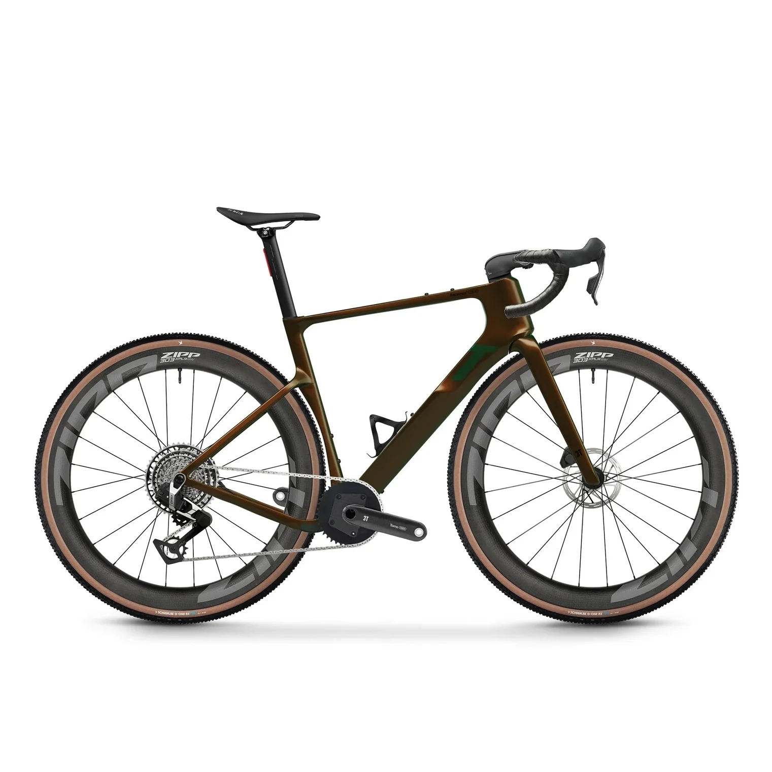 3T Racemax 2 Italia Sram Red XPLR  Zipp 303 SW Gravel Bike  - Rame - Image 2