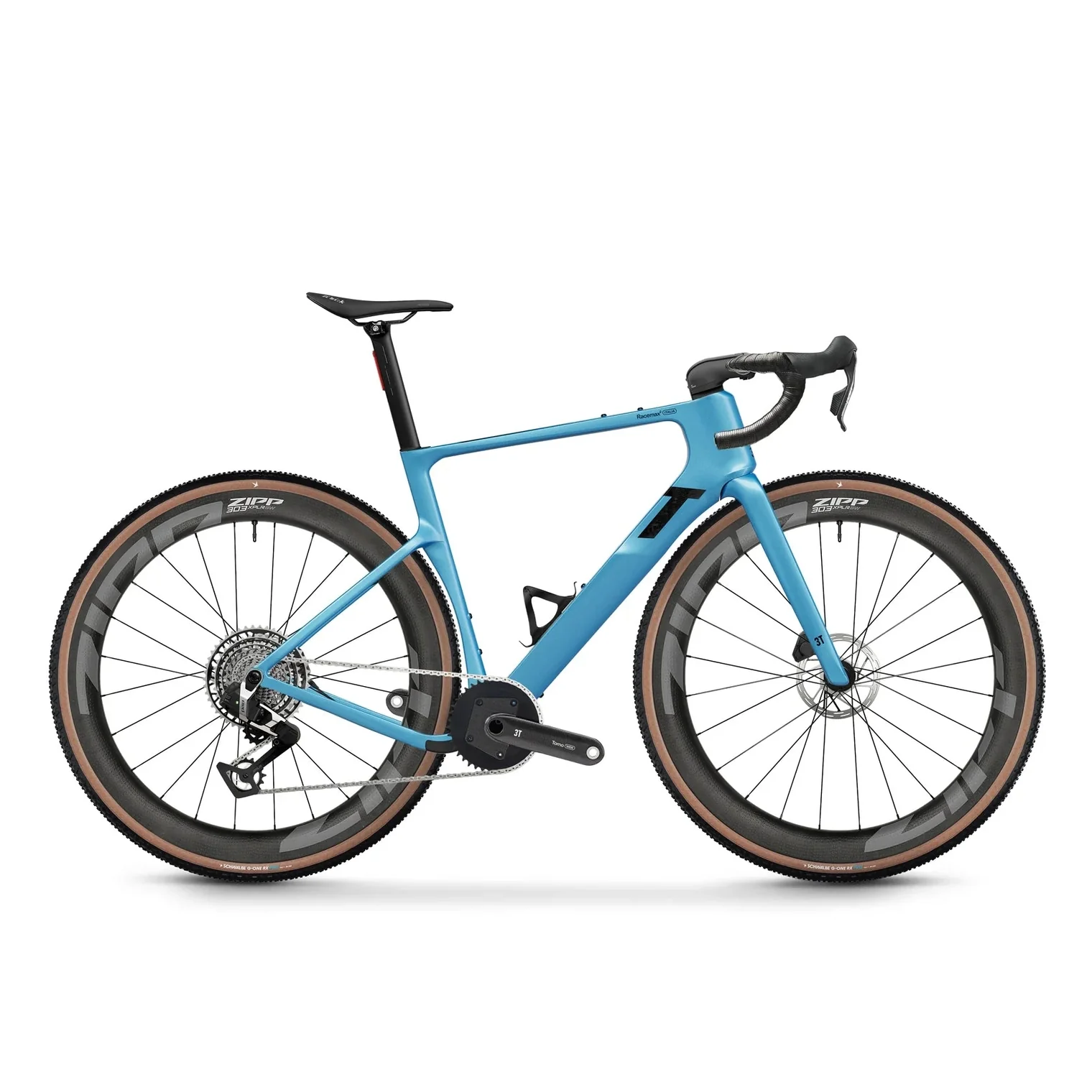 3T Racemax 2 Italia Sram Red XPLR  Zipp 303 SW Gravel Bike  - Brezza - Image 2
