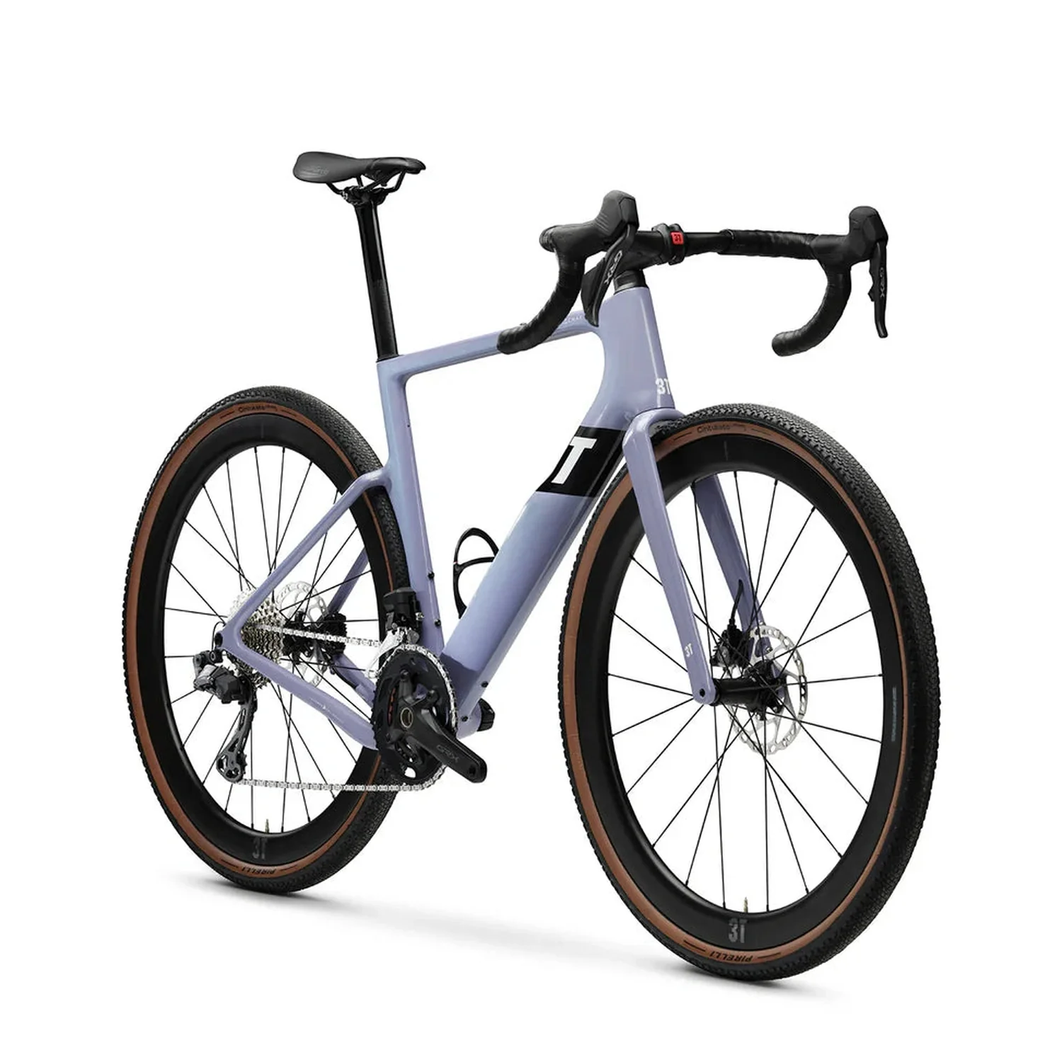 3T RACEMAX Integrale WPNT Gravel Bike Shimano GRX DI2 2x12 700c - Malva - Image 2