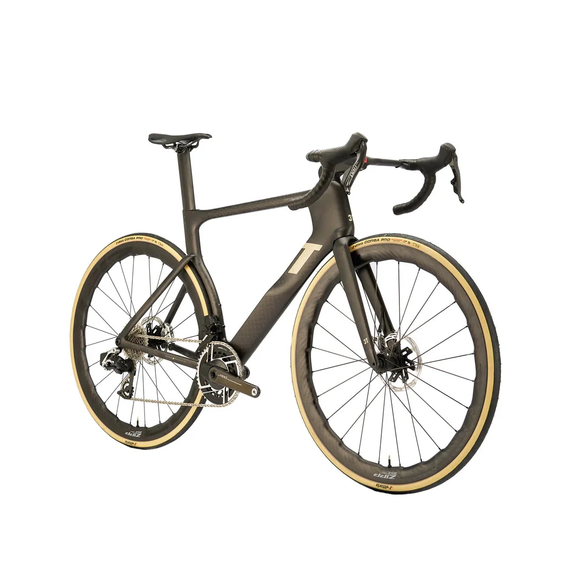 3T Strada Italia Sram RED E1 AXS 2x12 Zipp 353 NSW Road Bike - Project X - Image 2