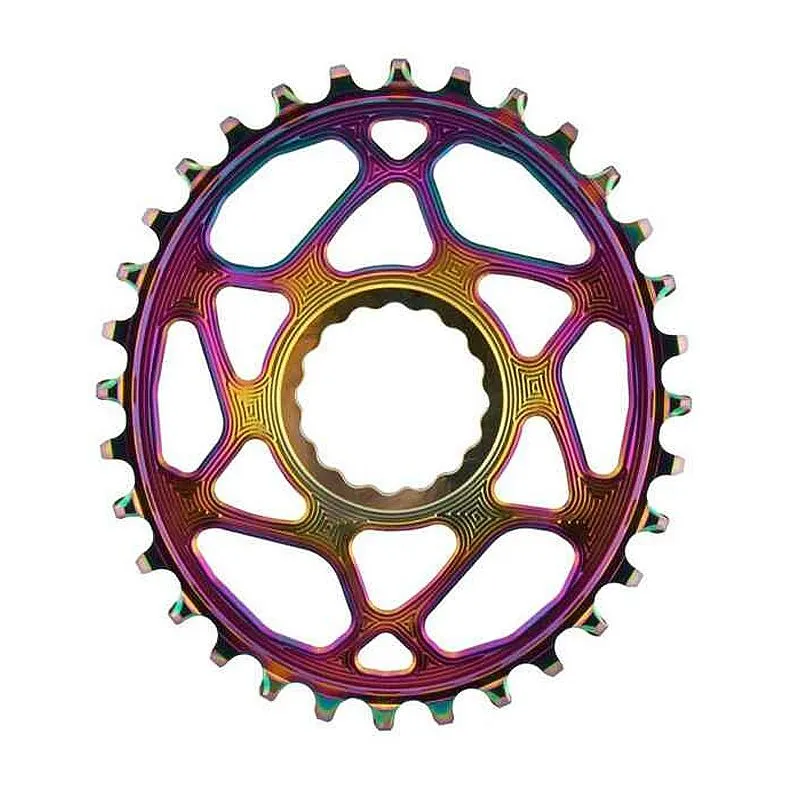 ABSBLCK Chainring AB BLACK OV DM 3OF 148BOO RF 1X Aluminium - Aluminio Arcoiris - Image 2
