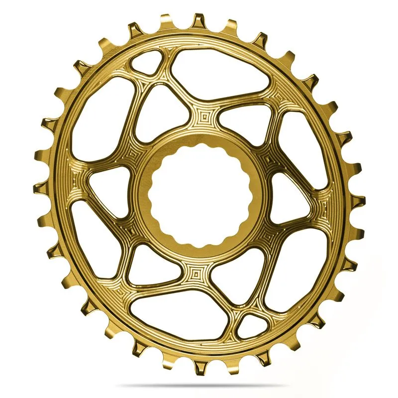 ABSOLUTE BLACK Chainring DM 6 Offset Race Face 1x10 12-Speed Aluminum - Aluminio Oro - Image 2