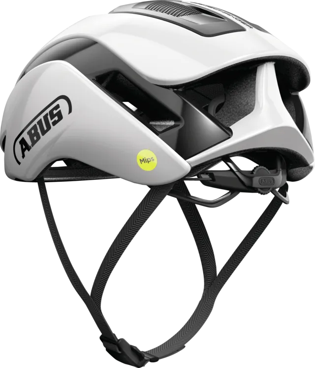 ABUS Gamechanger 2.0 Mips Cycling Helmet - Shiny White - Image 2