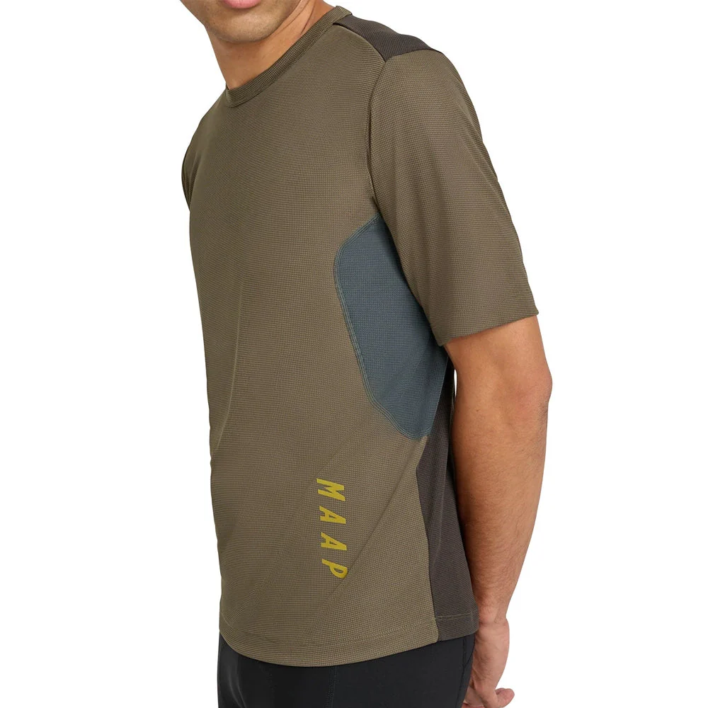MAAP Alt Road Ride Technical Tee 3.0 - Burnt Olive - Image 4