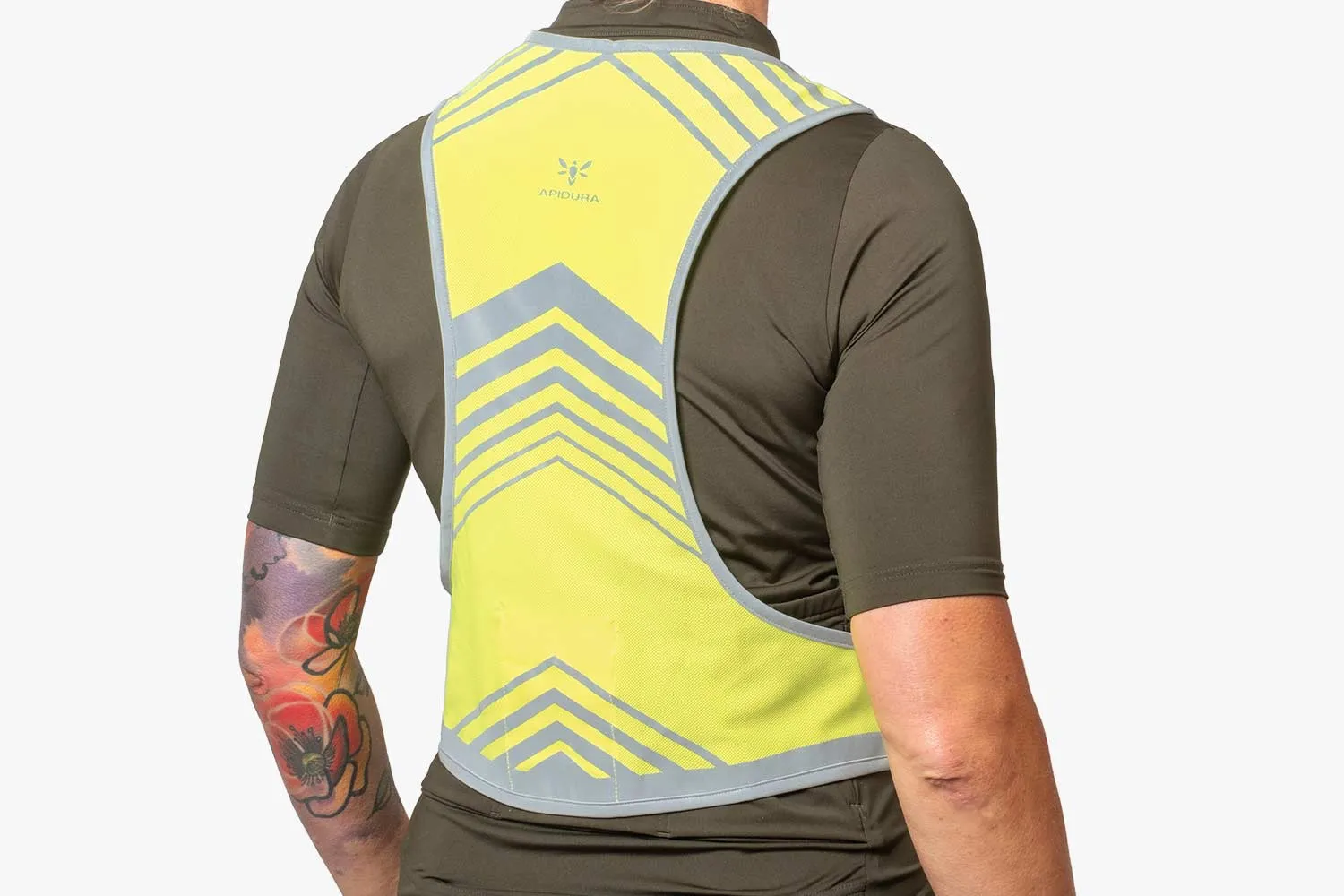 APIDURA Packable Visibility Vest - Fluor Yellow - Image 7