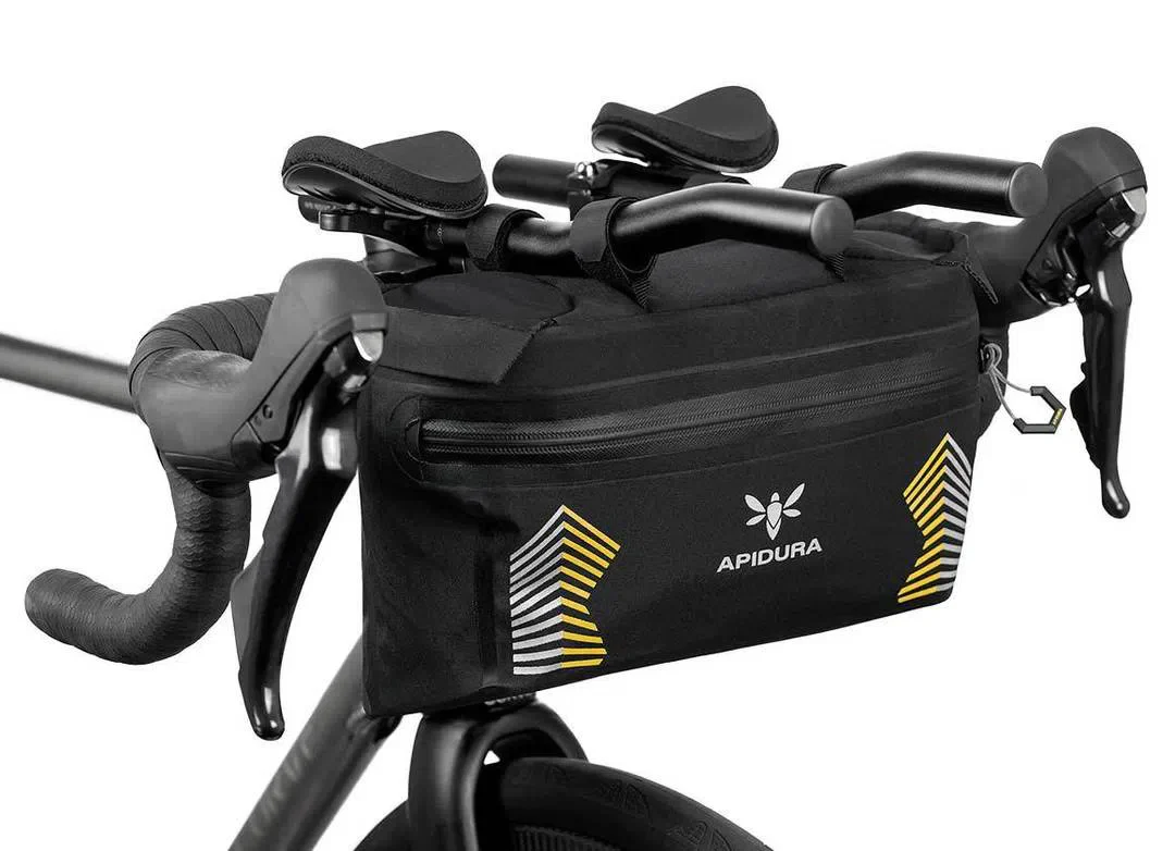 APIDURA Racing Handlebar Pack 5L - Grey - Image 4