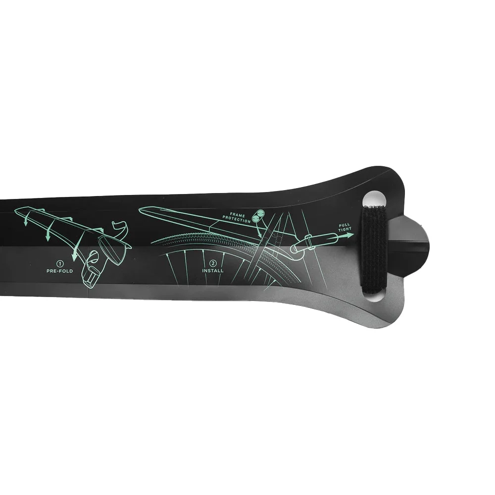 ASS SAVERS Folding Rear Mudguard Regular - Black - Image 5