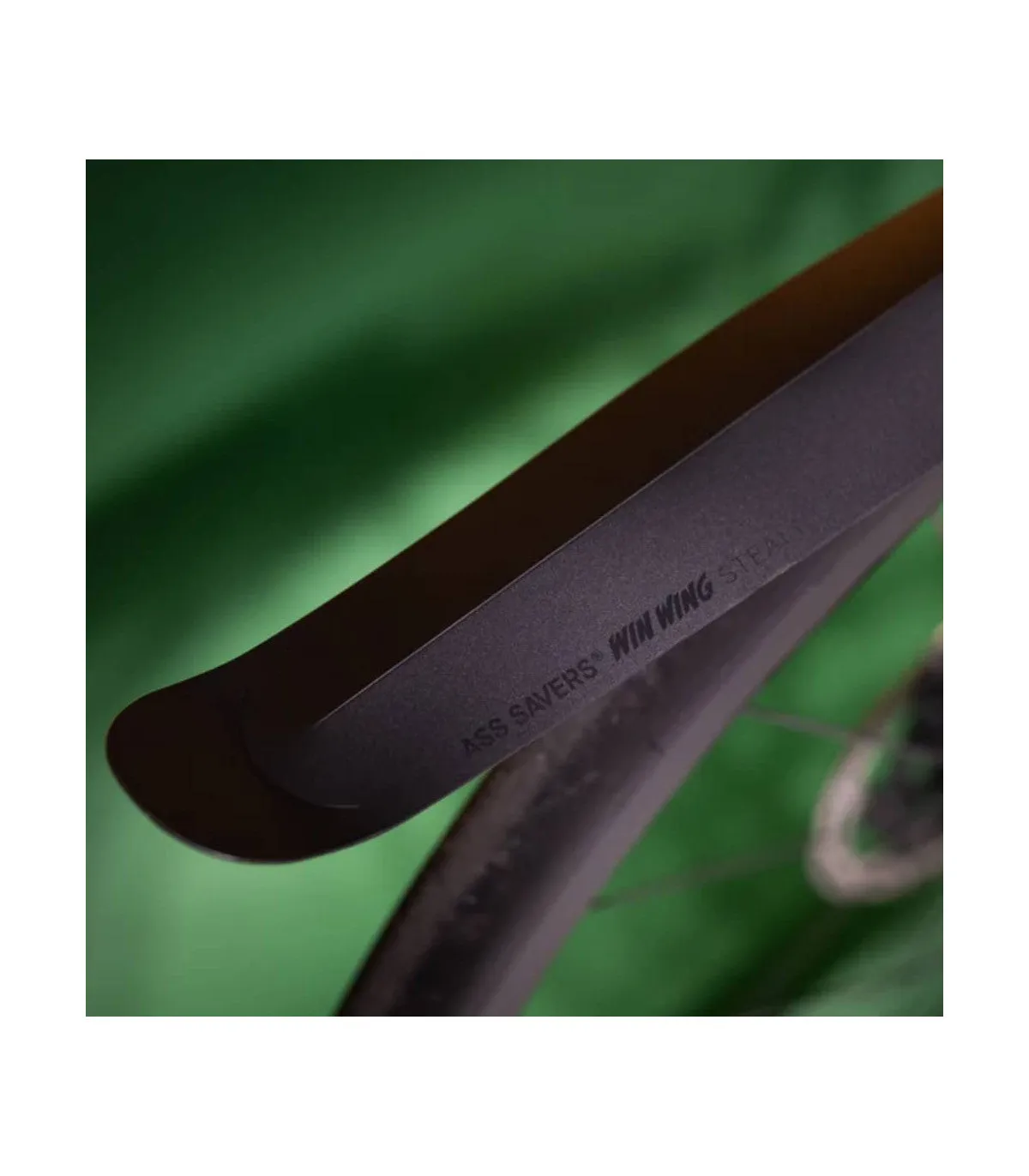 ASS SAVERS Win Wing Road 2 Rear Fender (Stealth) - Black - Image 2