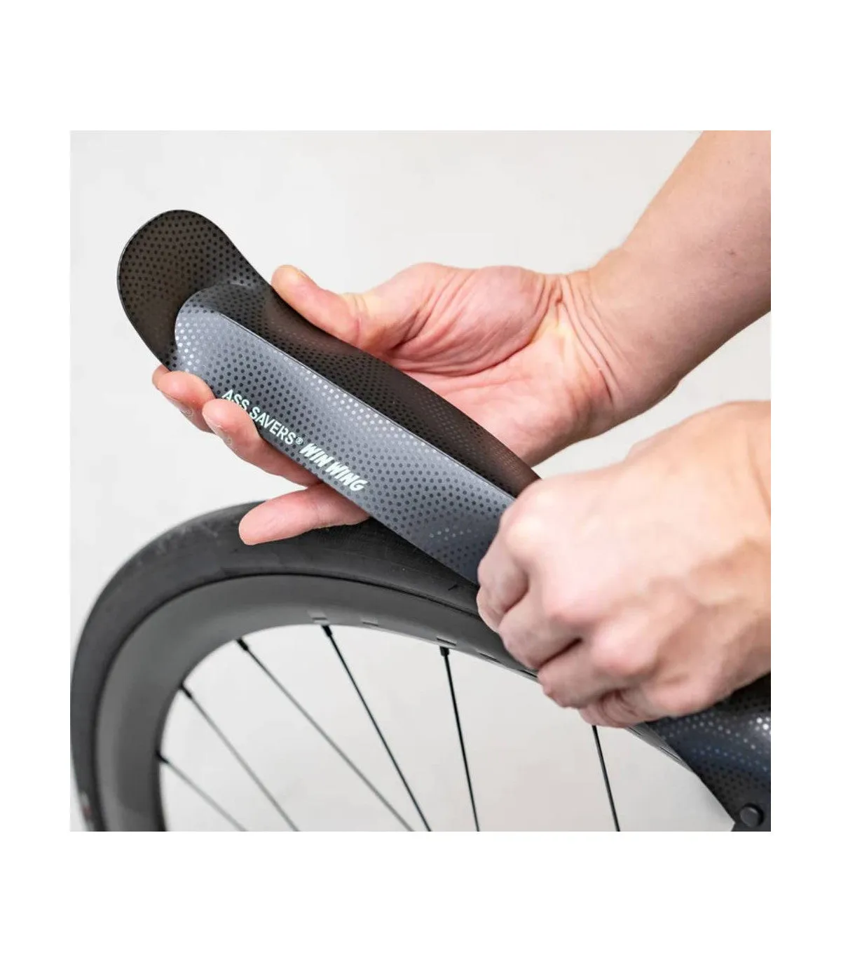 ASS SAVERS Win Wing Road 2 Rear Fender (Stealth) - Black - Image 5