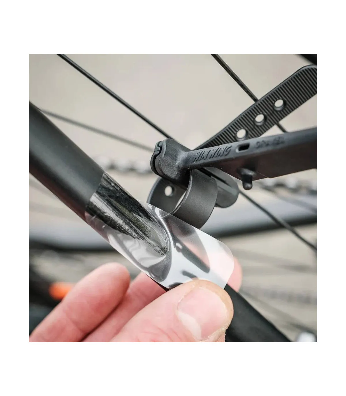 ASS SAVERS Win Wing Road 2 Rear Fender (Stealth) - Black - Image 9