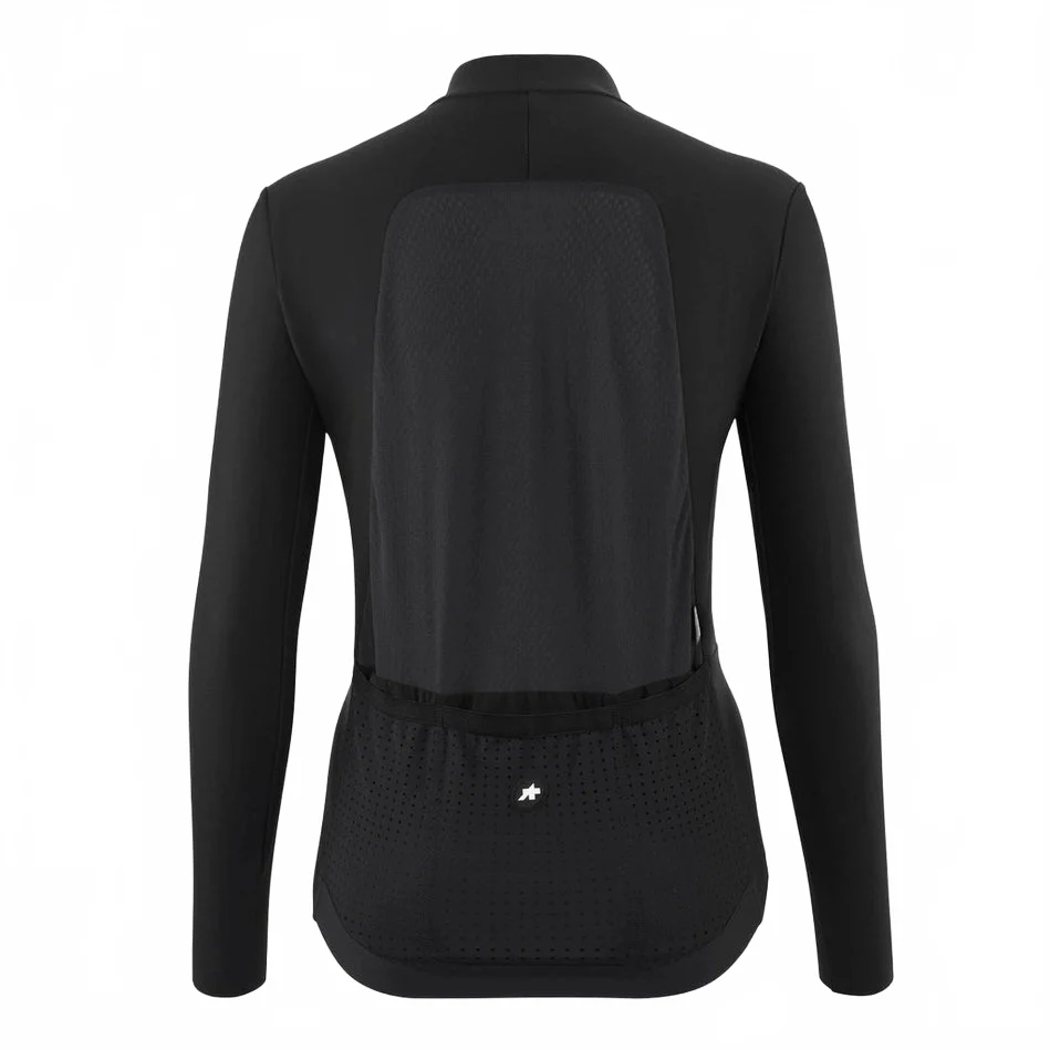 ASSOS Dyora R Spring Fall Women Long Sleeve Jersey S11 - Black Series - Image 2