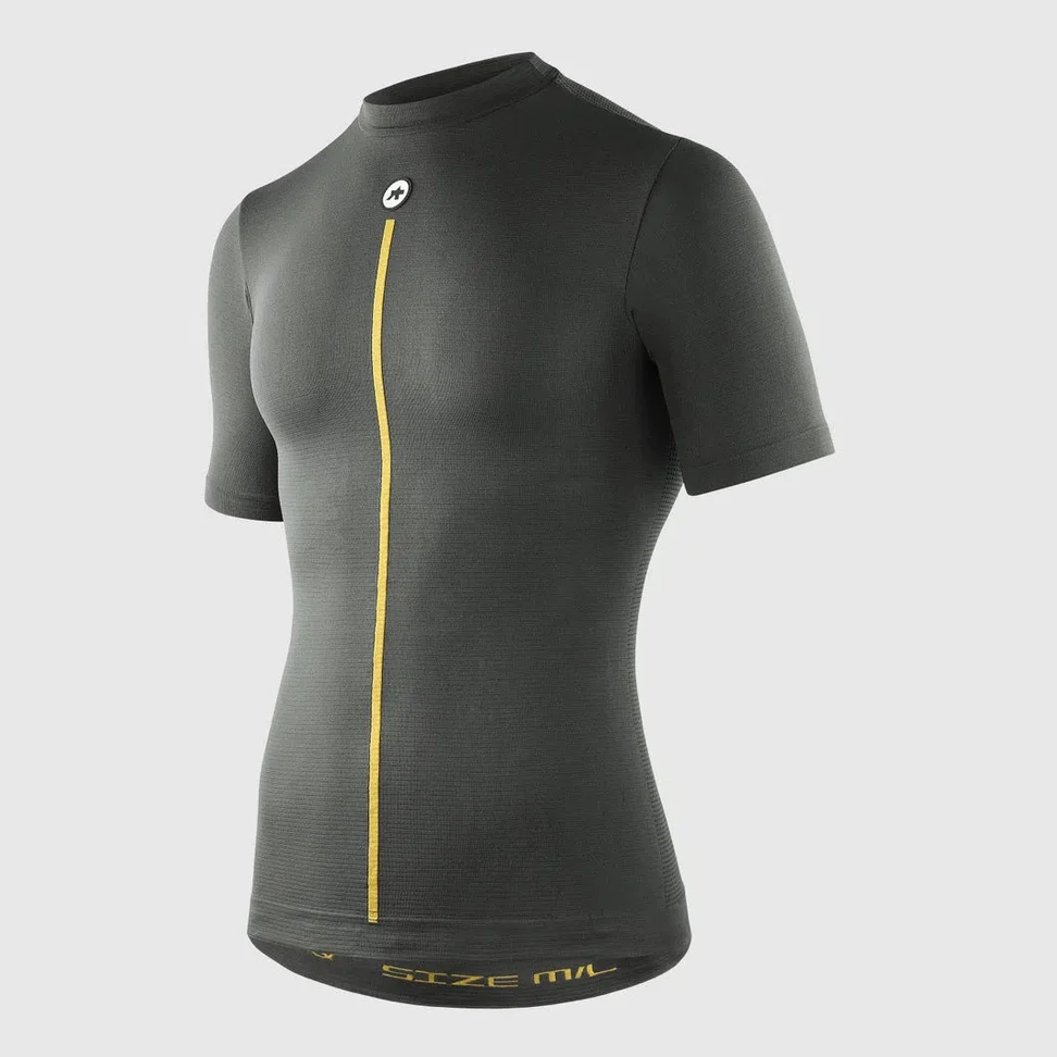 ASSOS Spring Fall Short Sleeve Skin Layer P1 - Anthracite Grey - Image 3