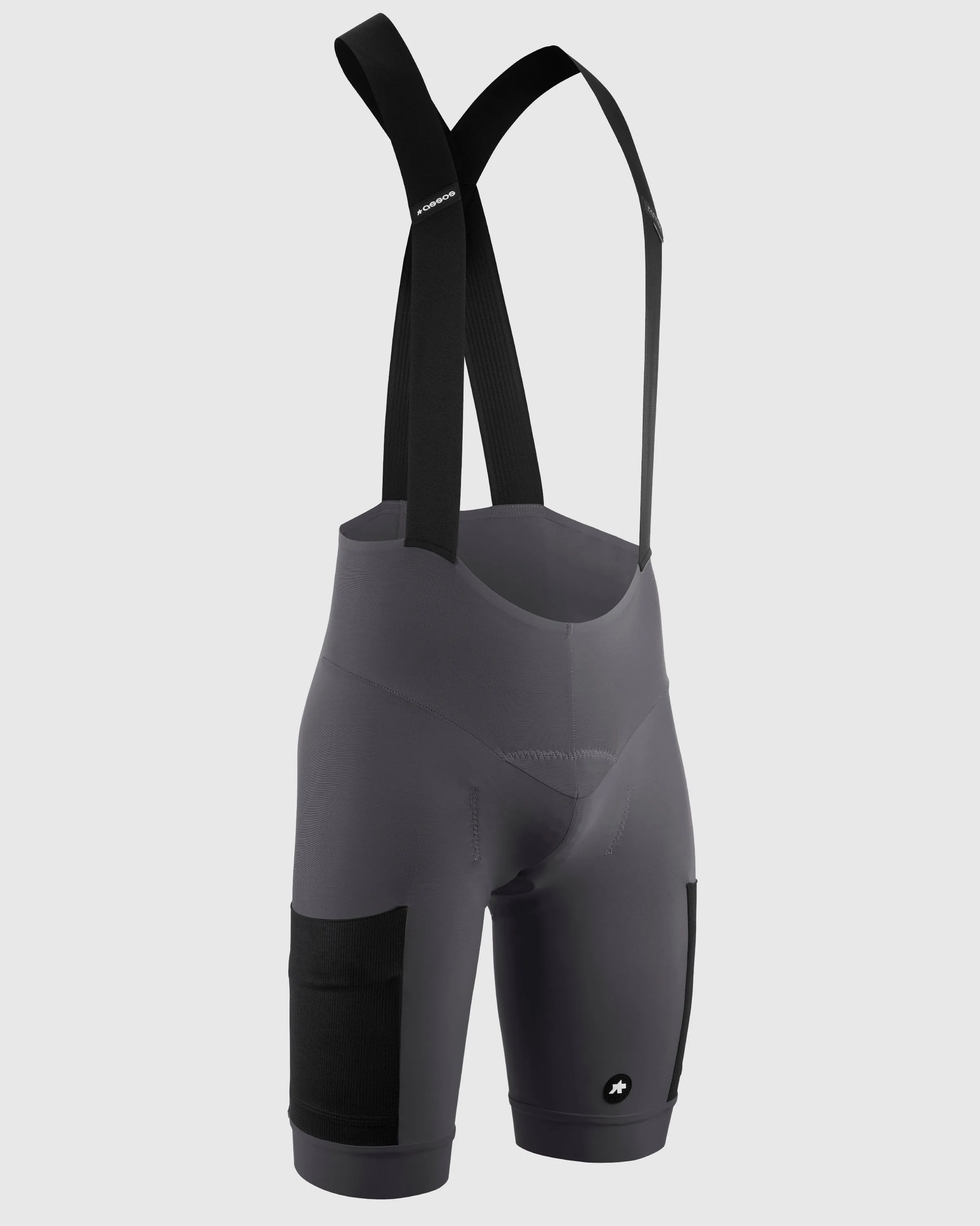 ASSOS TACTICA Kieskäfer Gravel Bib Shorts T5 - Grey - Image 4