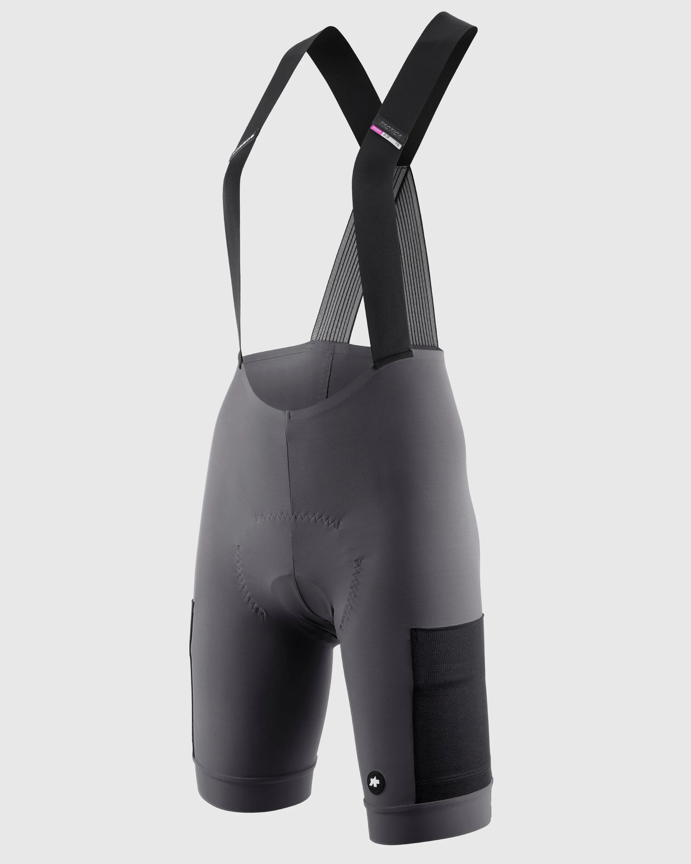 ASSOS TACTICA Kieskäfer women's gravel Bib Shorts T5 - Grey - Image 4