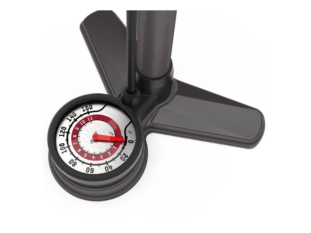 BLACKBURN AIRTOWER 6 FLOOR PUMP - SILVER - Image 2