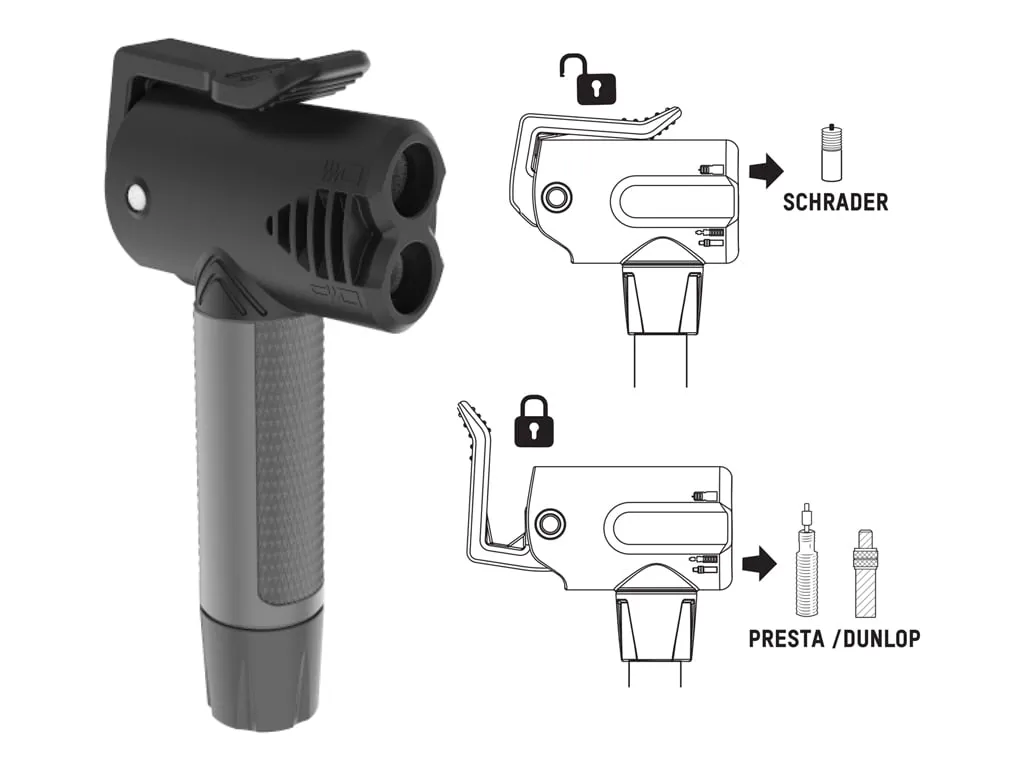 BLACKBURN AIRTOWER 6 FLOOR PUMP - SILVER - Image 3