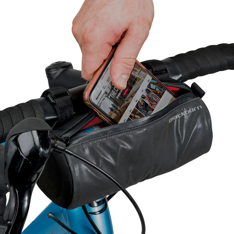BLACKBURN GRID HANDLEBAR BAG - Black - Image 2