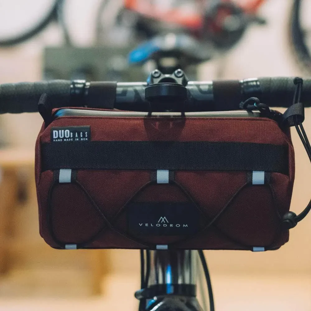 VELODROM Handlebar Bag - Burgundy - Image 3