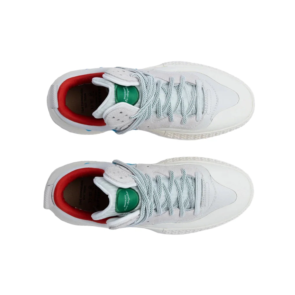 BRANDBLACK Rare Metal LX Evo Casual Shoes - White/Red/Blue WRDB - Image 4