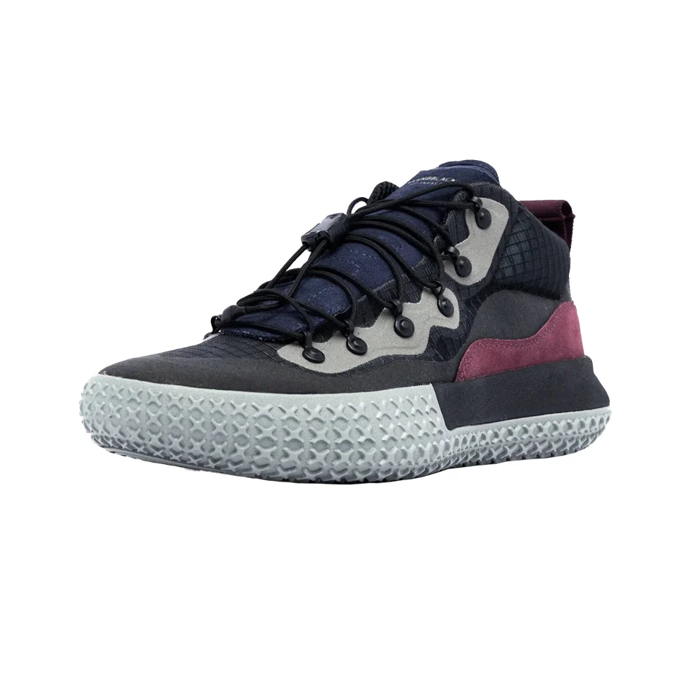 BRANDBLACK Sansin Evo Casual Shoes - BKON Black/Grey/Burgundy - Image 2