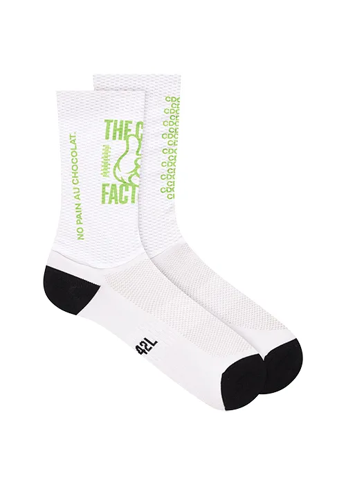 CAFÉ DU CYCLISTE Aero Socks - Lime White
