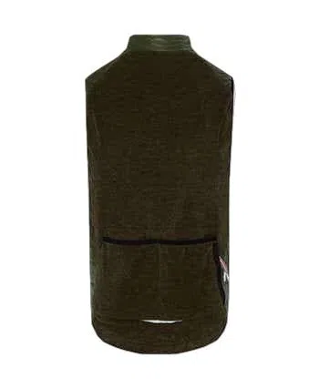 CAFE DU CYCLISTE Albertine Gilet - Khaki - Image 2