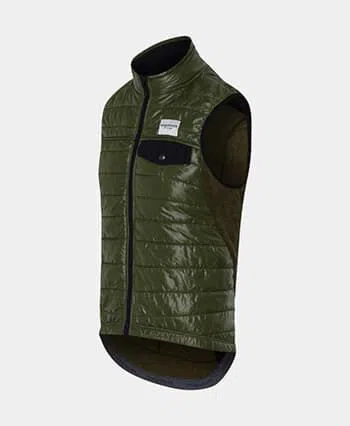 CAFE DU CYCLISTE Albertine Gilet - Khaki - Image 3