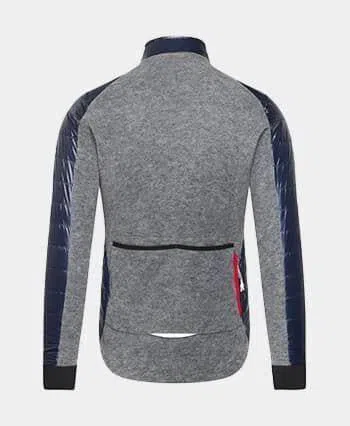 CAFE DU CYCLISTE Albertine Thermal Jacket - Navy - Image 2