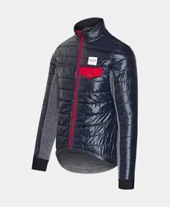 CAFE DU CYCLISTE Albertine Thermal Jacket - Navy - Image 3