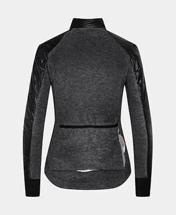 CAFE DU CYCLISTE Albertine Women Thermal Jacket - Black - Image 2