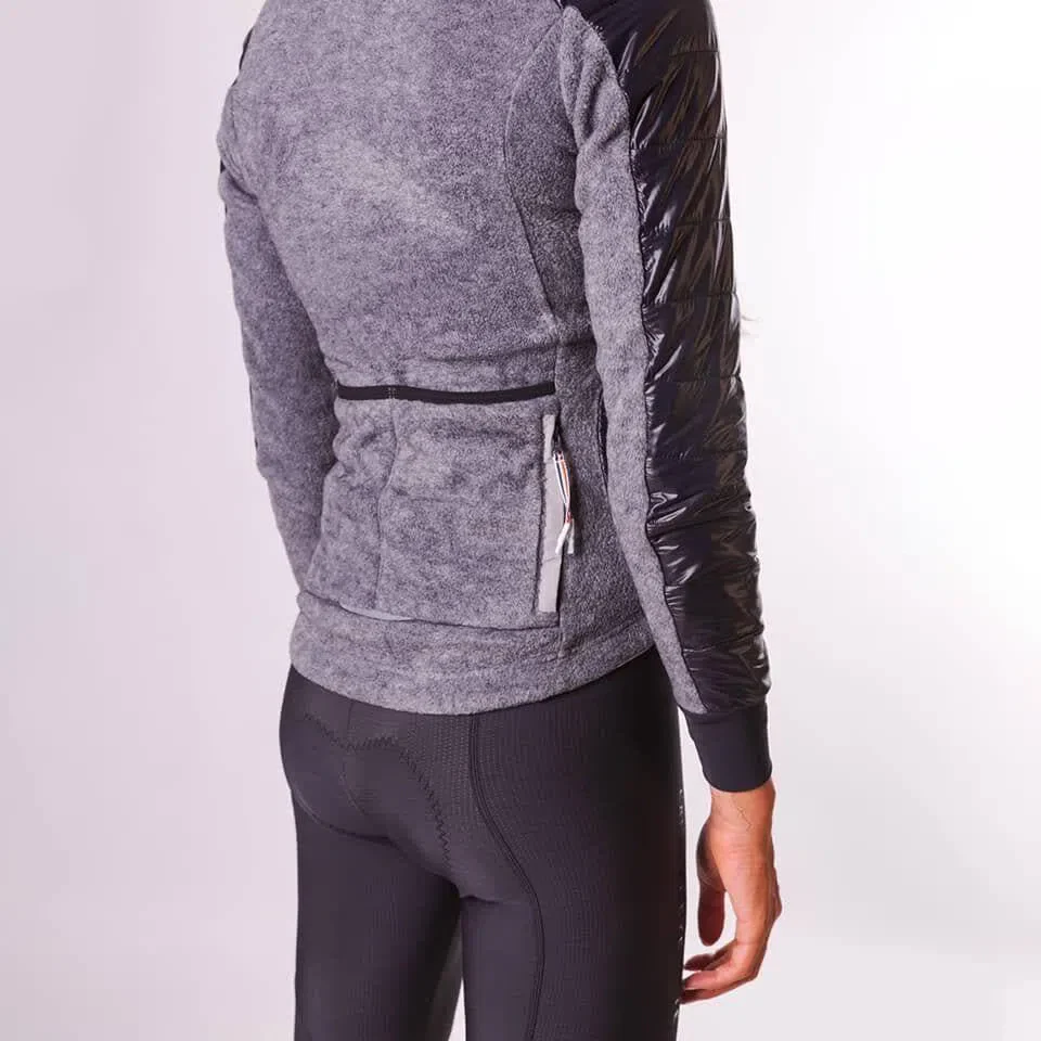 CAFE DU CYCLISTE Albertine Women Thermal Jacket - Black - Image 5