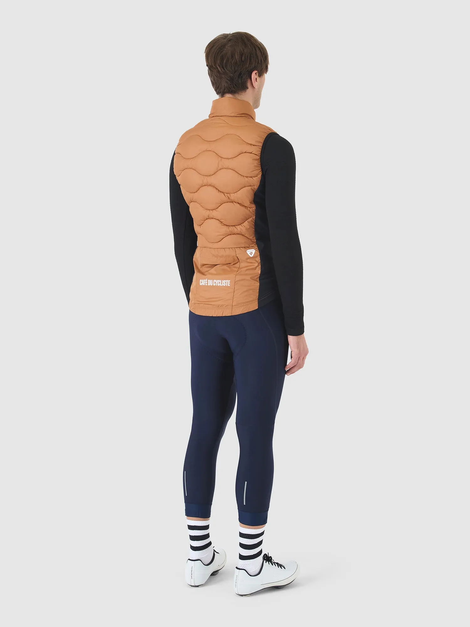 CAFE DU CYCLISTE Alexia Thermal Gilet - Cashew - Image 12