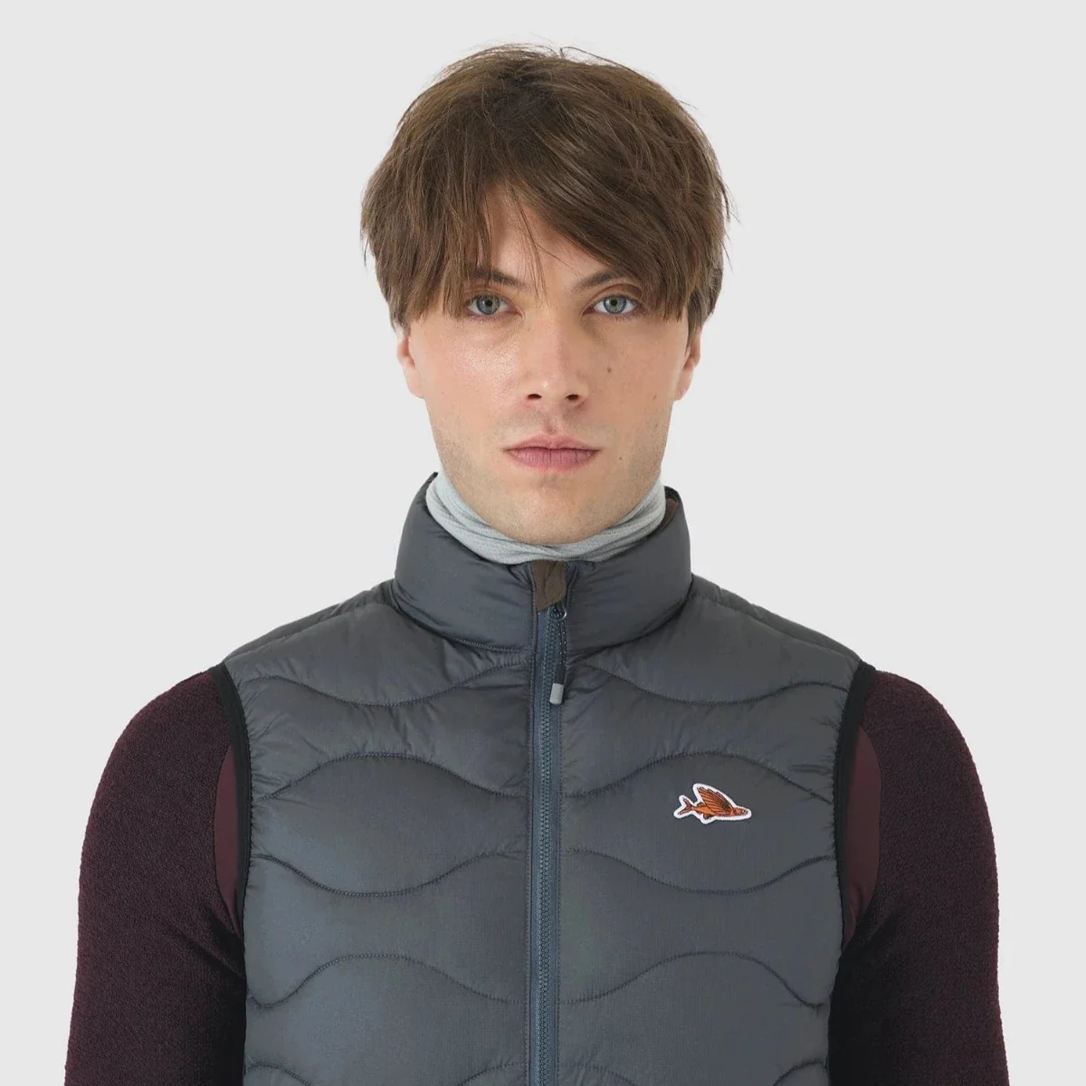 CAFE DU CYCLISTE Alexia Unisex Cycling Thermal Gilet - Anthracite - Image 3