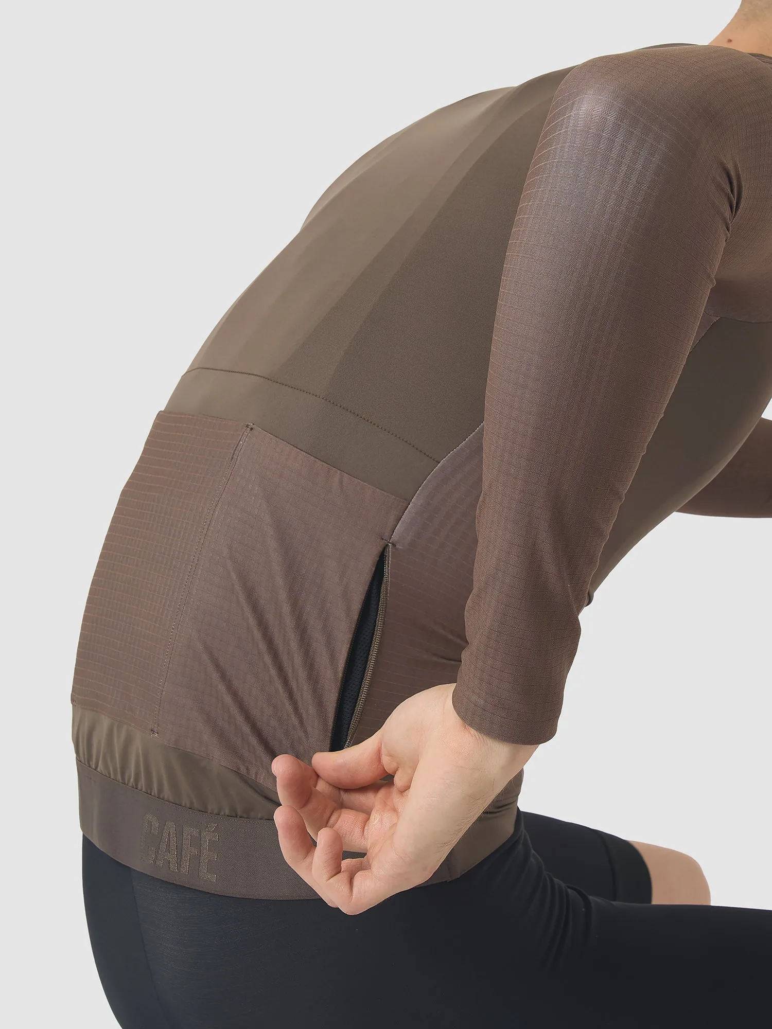 CAFE DU CYCLISTE Andrea Superlight Jersey - Carob - Image 3