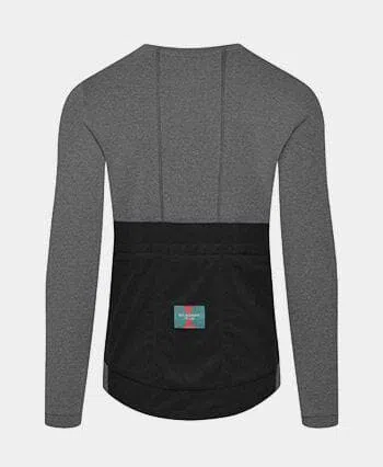 CAFE DU CYCLISTE Angele Long Sleeve Jersey - Grey Black - Image 2