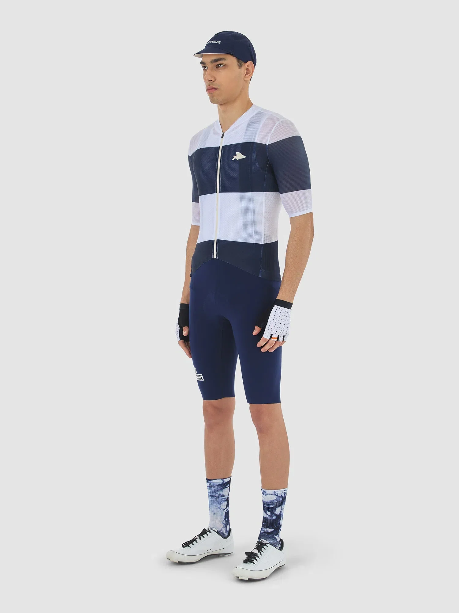 CAFE DU CYCLISTE Angeline V2 Race Ultralight Jersey - Navy/White - Image 5