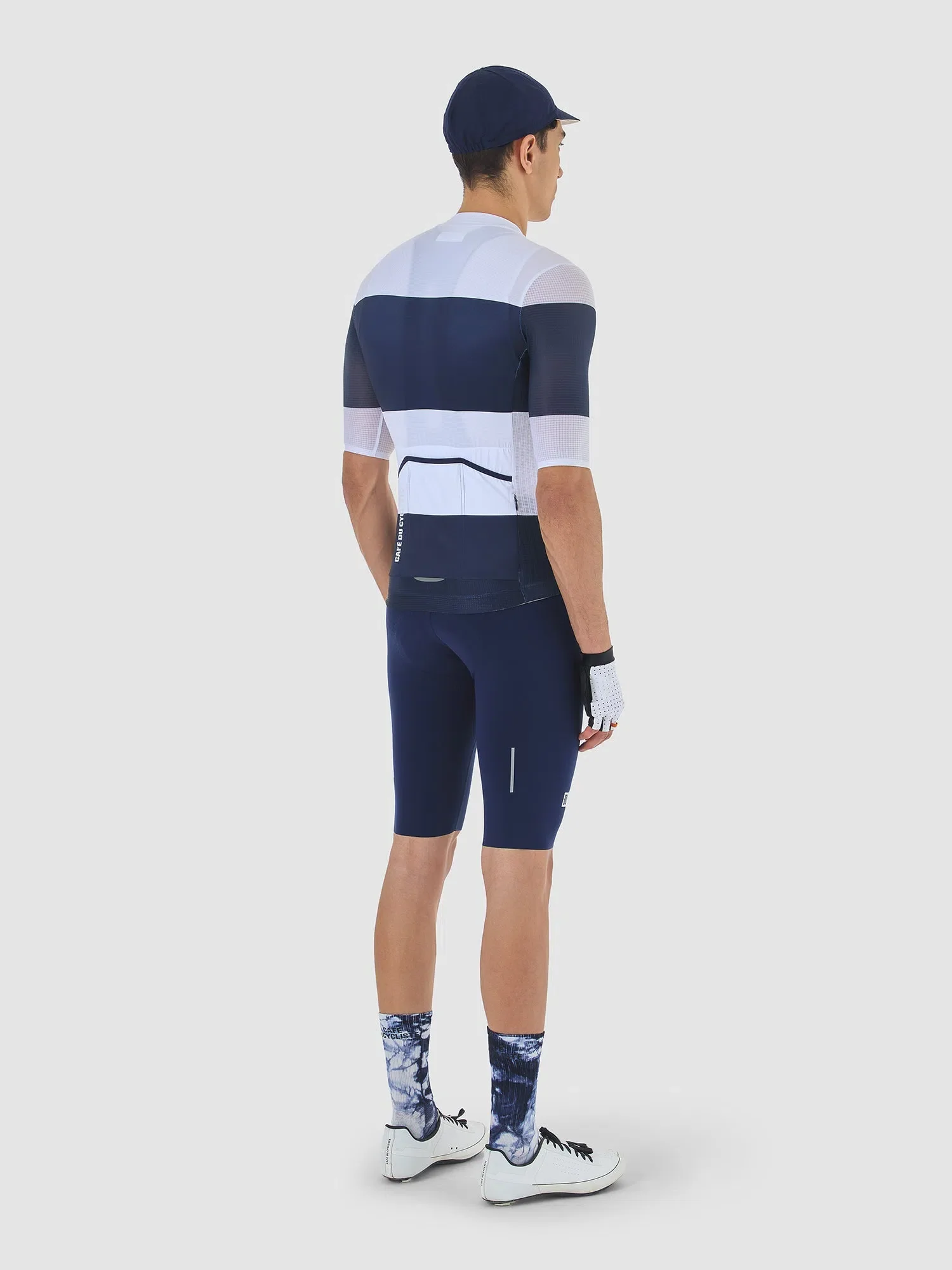 CAFE DU CYCLISTE Angeline V2 Race Ultralight Jersey - Navy/White - Image 6