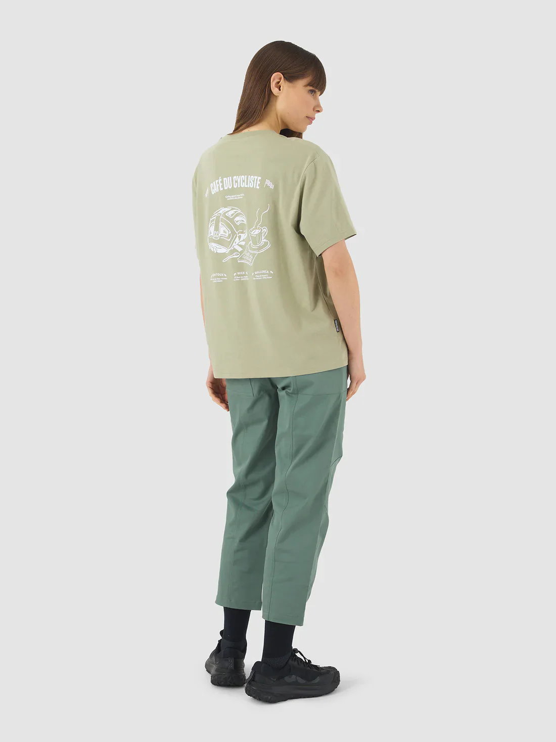 CAFE DU CYCLISTE Anne Cotton TShirt - Puddle - Image 4